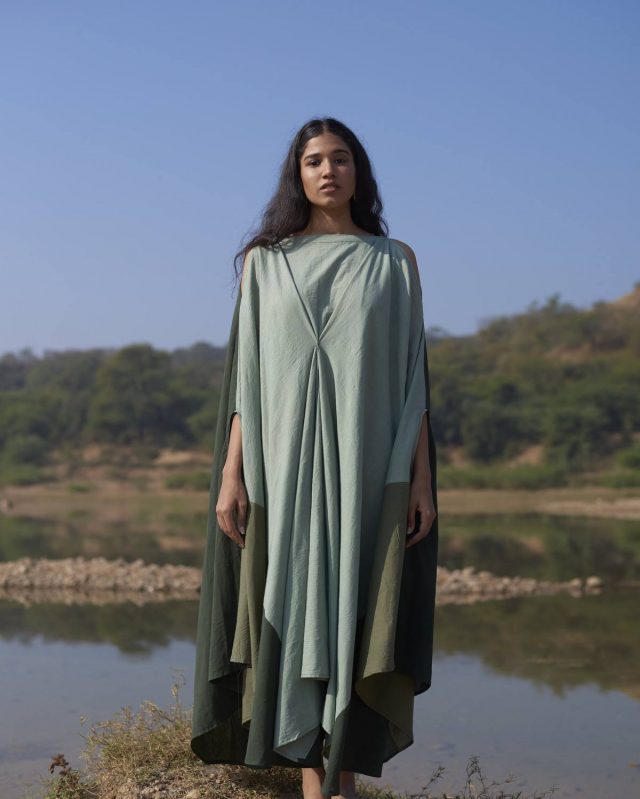 Ethically Made Peshawari Green Dress