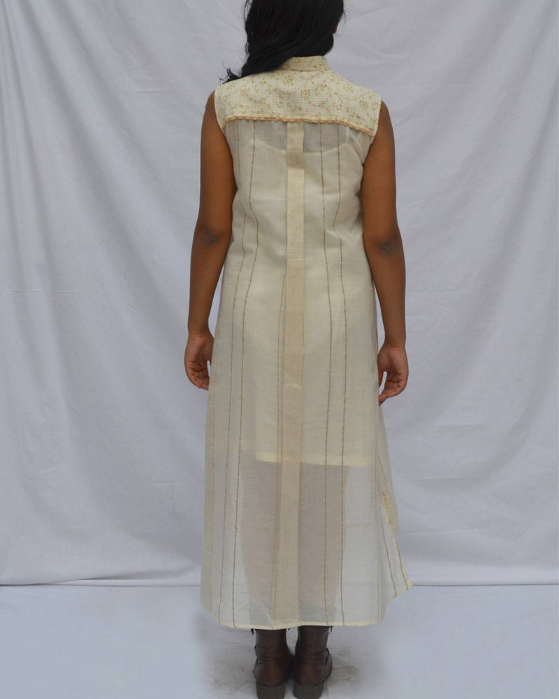 Ahmev  Yoke Detailed Shirt Dress + Slip