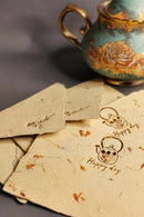 Unalome Happy Day Handmade Marigold Notecards - Set of 5