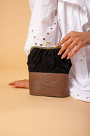 X Feet Above Ethically Made Ara Clasp Bag