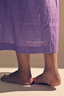 Handcrafted Amethyst Gathered dress