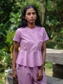 Vanaras Organic Cotton Aara Peplum Top