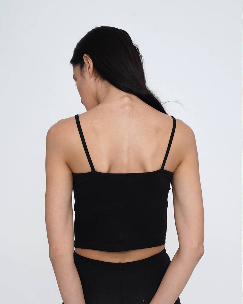 Nude & Not  2-pack Organic Cotton Crop Vest