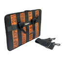 Jaggery Serially Circular Agent of Change in Ex-British Cargo Belts and Rescued Car Seat Belts [Slim 13" Laptop Bag]