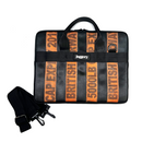 Jaggery Serially Circular Agent of Change in Ex-British Cargo Belts and Rescued Car Seat Belts [Slim 13" Laptop Bag]