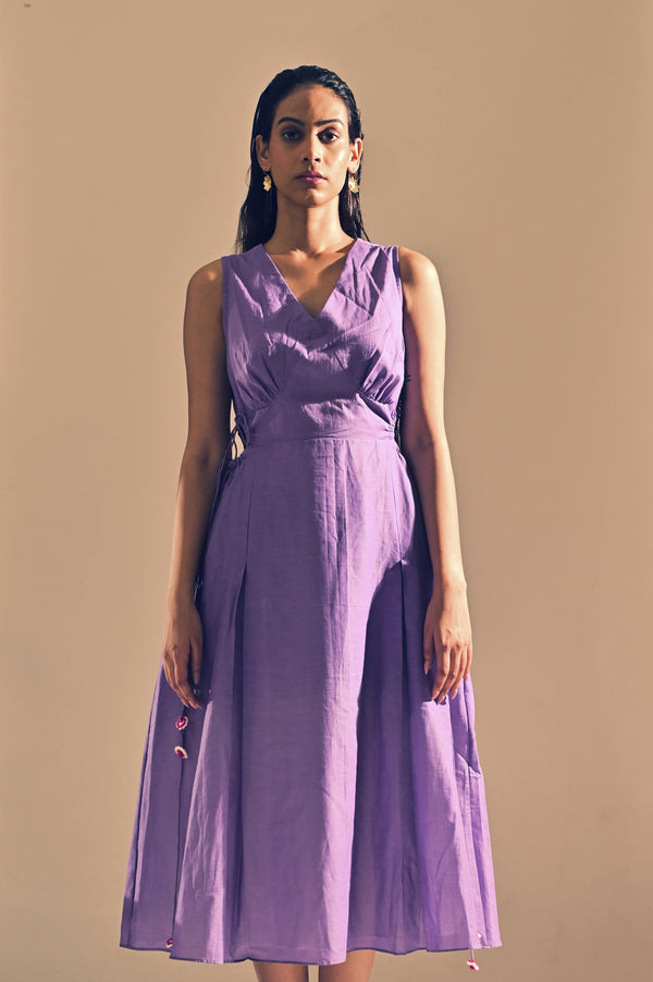 Ethically made Amethyst Cutout dress