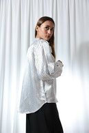 Earth Republic 100% Recycled Satin Eliza Handcrafted Top