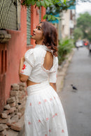 Shvet Victorian Handloom Blouse for Women