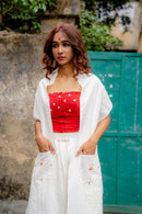 Shvet Stole - Best with Shvet Corset & Dhoti
