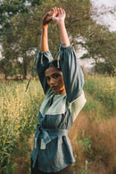 Blabel 100% Hemp Koa Bomber Jacket Top