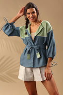 Blabel 100% Hemp Koa Bomber Jacket Top