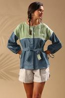 Blabel 100% Hemp Koa Bomber Jacket Top