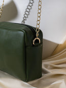 Whitefire Vegan Leather Box Sling Bag in Olivia