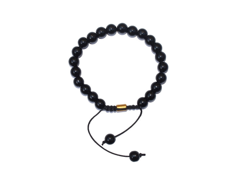Bamboology Natural Certified Onyx Bracelet for Protection, Health and Balance