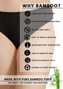 Bamboology Anti-Bacterial Bamboo Fabric Panty Set For Girls (Pack Of 3)