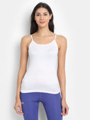 Bamboology Natural Bamboo Fabric White Strap Camisole (Pack Of 2)