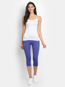 Bamboology Natural Bamboo Fabric White Strap Camisole (Pack Of 2)