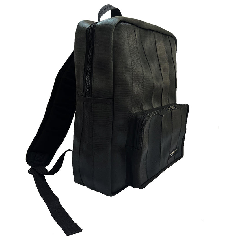 Jaggery Noir Back to School in Rescued Car Seat Belts [15" Laptop Bag]