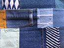 Use Me Works Blues Denim Patchwork Laptop Sleeve