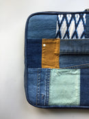 Use Me Works Blues Denim Patchwork Laptop Sleeve