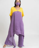 Upcycled Purple Yellow Set