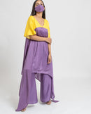 Upcycled Purple Yellow Set