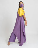 Upcycled Purple Yellow Set