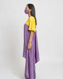 Upcycled Purple Yellow Set