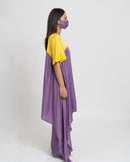 Upcycled Purple Yellow Set