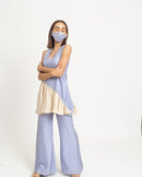 Upcycled Lilac Beige Set