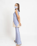 Upcycled Lilac Beige Set