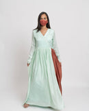 Upcycled Tea Green Angrakha