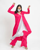 Upcycled Fucshia Grey Set