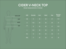 Cider V Neck Top