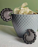 Noupelle  Cirque Black Upcycled Leather Studs