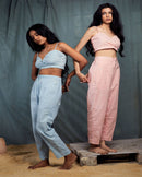 Shibui  Ethically Made Bondi Khadi Pants - Powder Blue