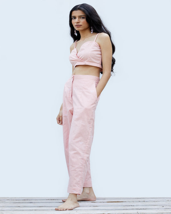 Shibui  Ethically Made Bondi Khadi Pants - Madder Pink