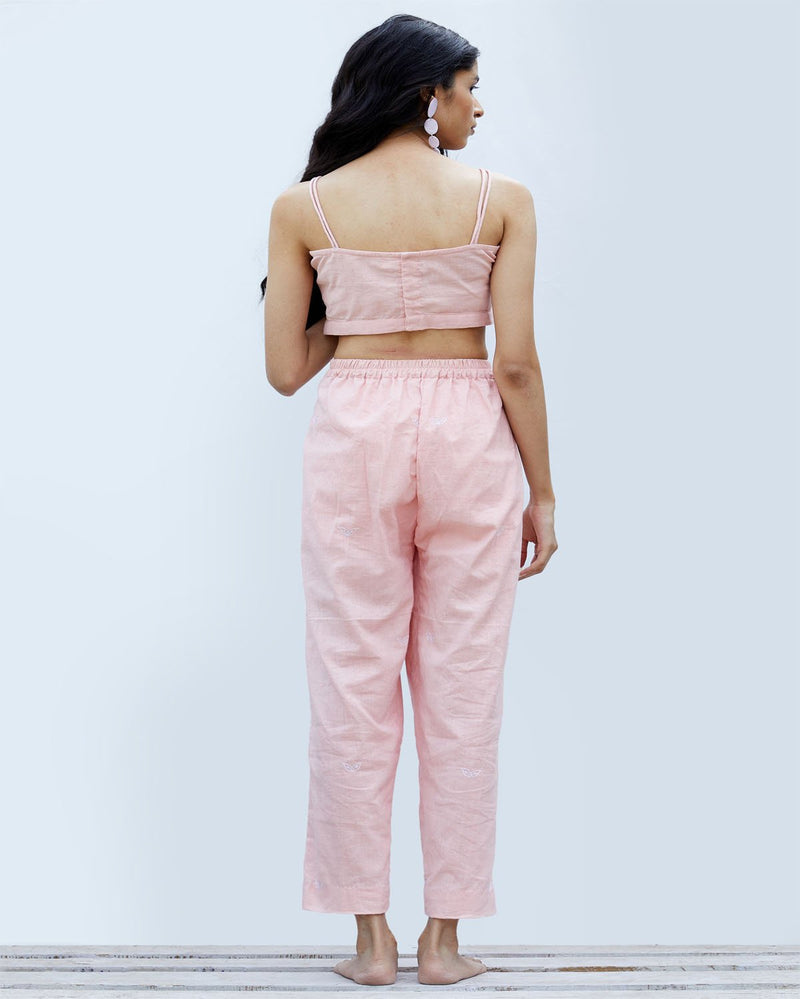 Shibui  Ethically Made Bondi Khadi Pants - Madder Pink