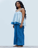 Shibui  Ethically Made Grace Bay Indigo Khadi Top