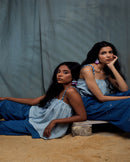 Shibui  Ethically Made Grace Bay Indigo Khadi Top