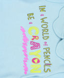 Organic Crayon Scalloped Collar Top