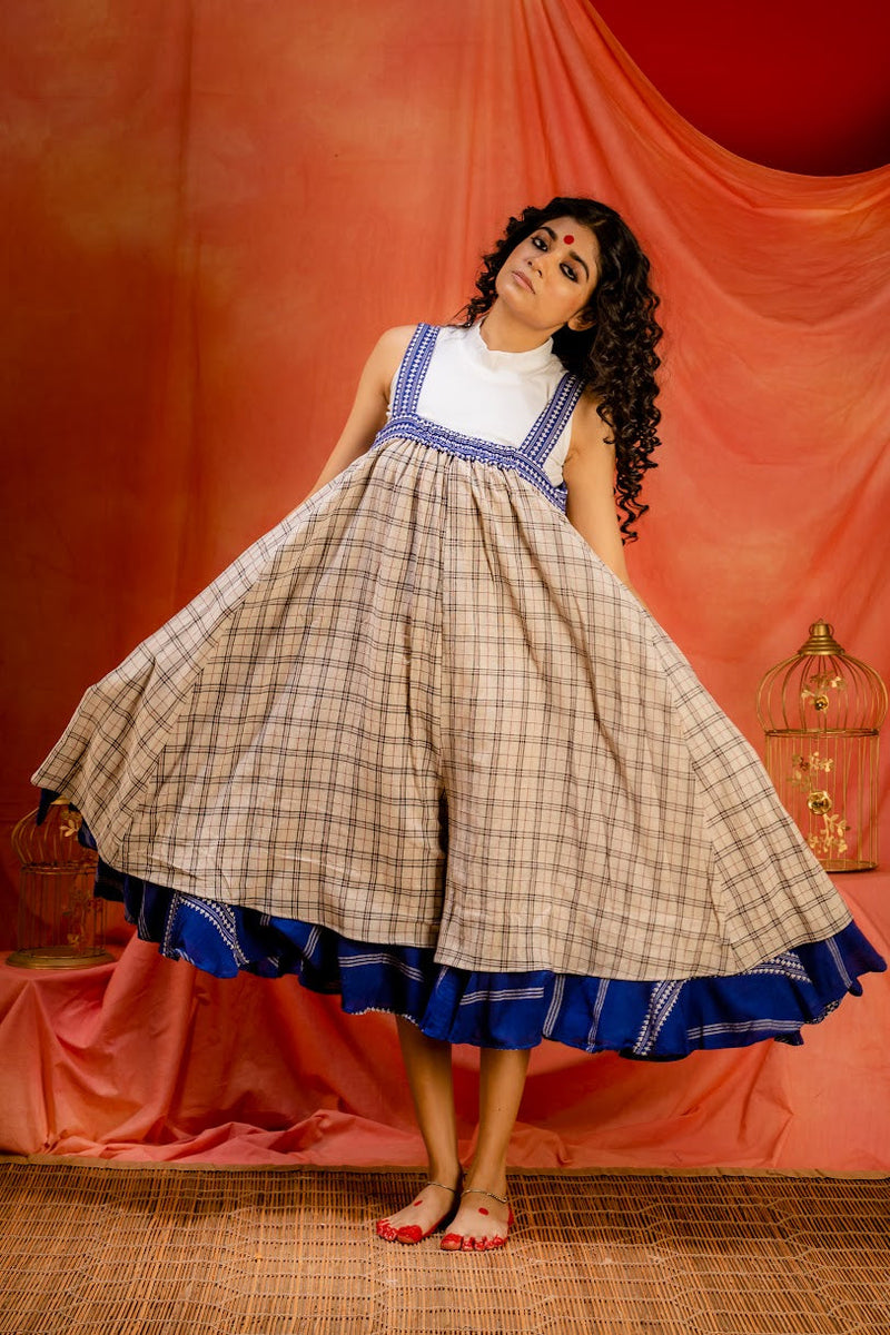 Saanjh- Jumpsuit | Kotpad handloom fabric | Prathaa | Saanjh Collection