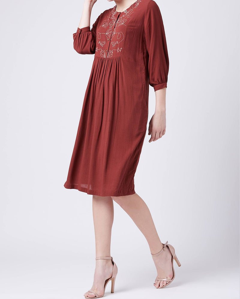 Doodlage  Millett Red Dress
