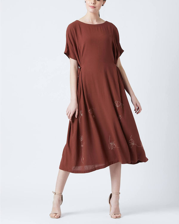 Huda Kaftan Red