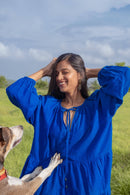 Aparajita Mangalgiri Cotton Tiered Dress