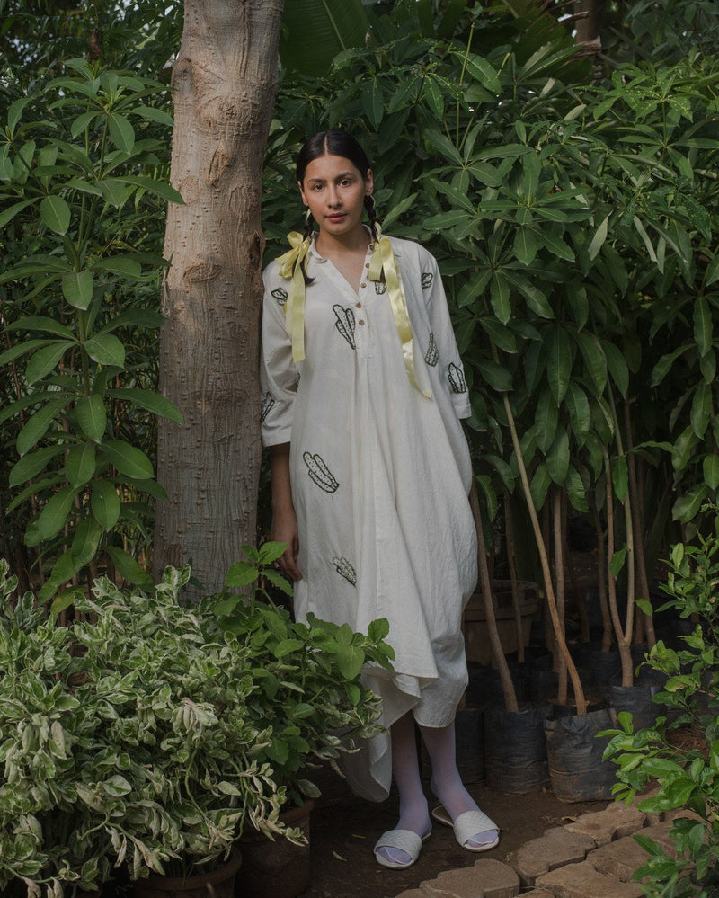 Ethically Made VAAYU COLLARED DRESS