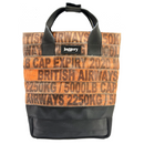 Jaggery Serially Circular Day Tripper Backpack 14" in Ex-Cargo Belts and Rescued Car Seat Belts