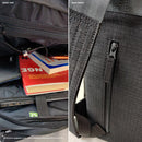 Jaggery Serially Circular Frontpack in Ex-British Cargo Belts and Rescued  Car Seat Belts [15" laptop Bag]