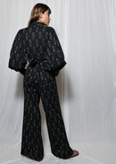 Earth Republic 100% Cotton Ikat Ebony Handloom Co-Ord Set