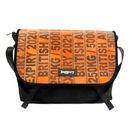 Jaggery Serially Circular Doer's Messenger Bag in Ex-British Cargo Belts and Rescued Car Seat Belts [13" compatible]